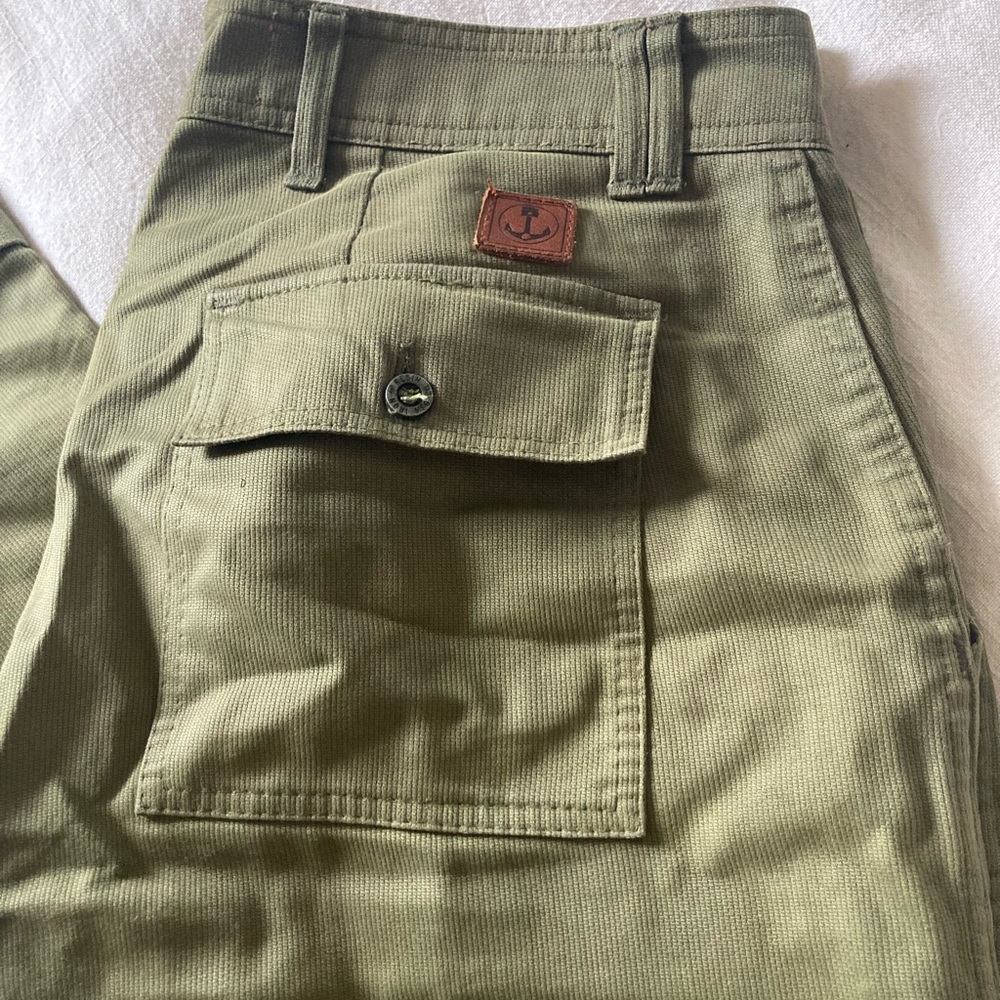 Iron & Resin Olive Green Pants- size 31 - Picture 3 of 6